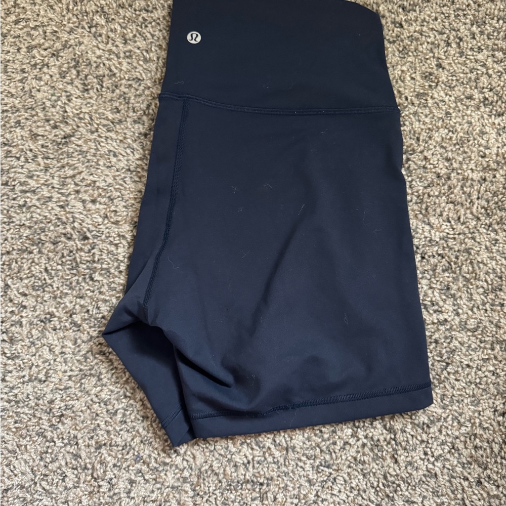 Lululemon Align Navy High Rise Shorts- 12